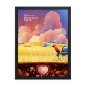 Discover the Treasure Within (Framed)
