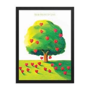 Bear Fruits of Love (Framed)