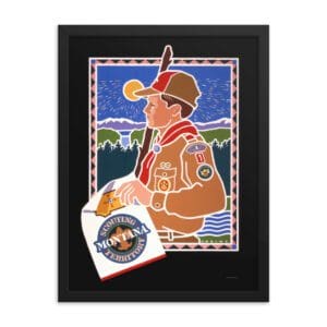 Montana Scouting Territory (Framed)