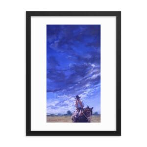 Big Sky Cowboy (Framed)