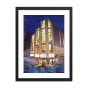 Alberta Bair Theater circa 1980s (Framed)