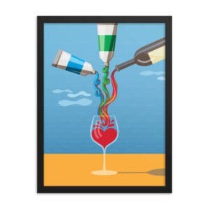 Red Blend (Framed)