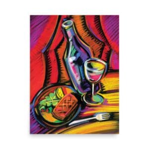 Wine & Food Still Life