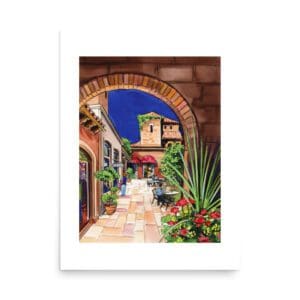 Borgata Arch – Watercolor