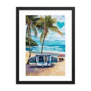 Beach Pop Up (Framed)