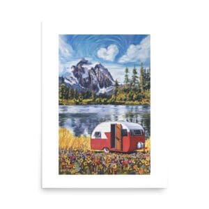 Mountain Lake Tear Drop